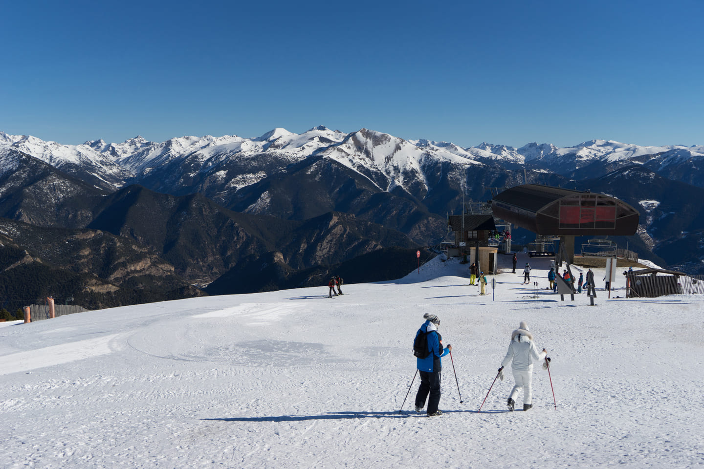 ski vacation for beginners in pal, andorra